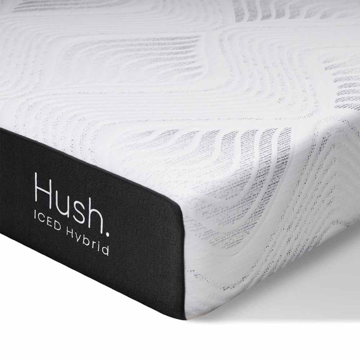  Hush 11in Smooth Top Iced Hybrid Mattress - TwinXL/White