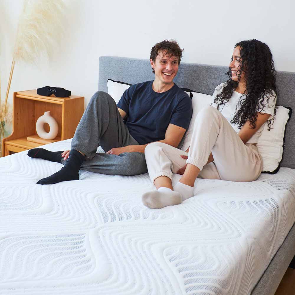  Hush 11in Smooth Top Iced Hybrid Mattress - TwinXL/White
