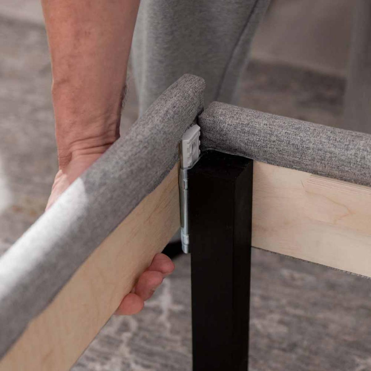  Hush Dani Bed Frame - Double/Grey