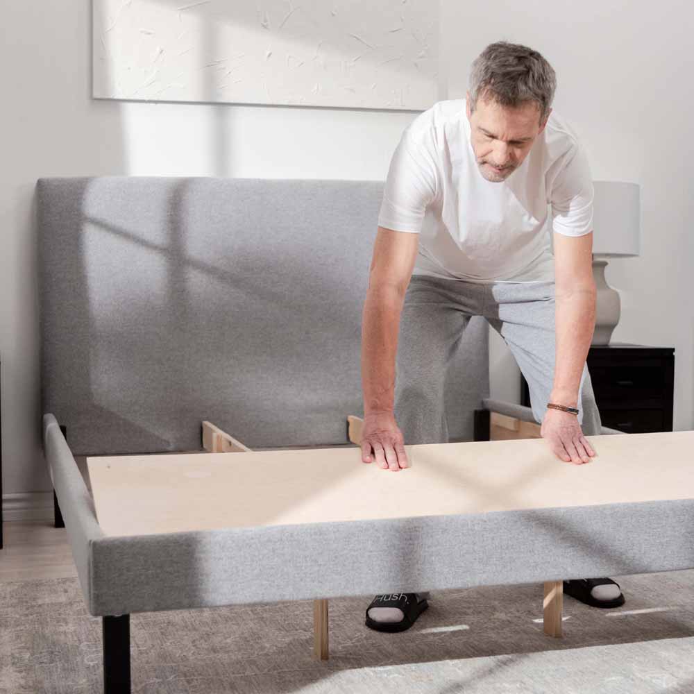  Hush Dani Bed Frame - Queen/Grey