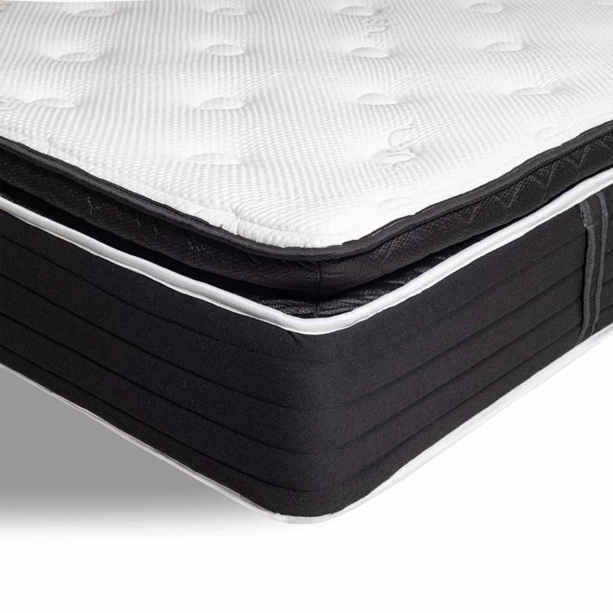  Hush Iced Hybrid 2-in-1 Cooling Mattress With Memory Foam And Springs - Twin/White