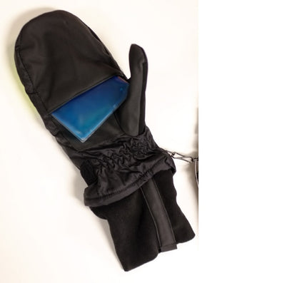  HXT Microwavable Heated Mittens - Black