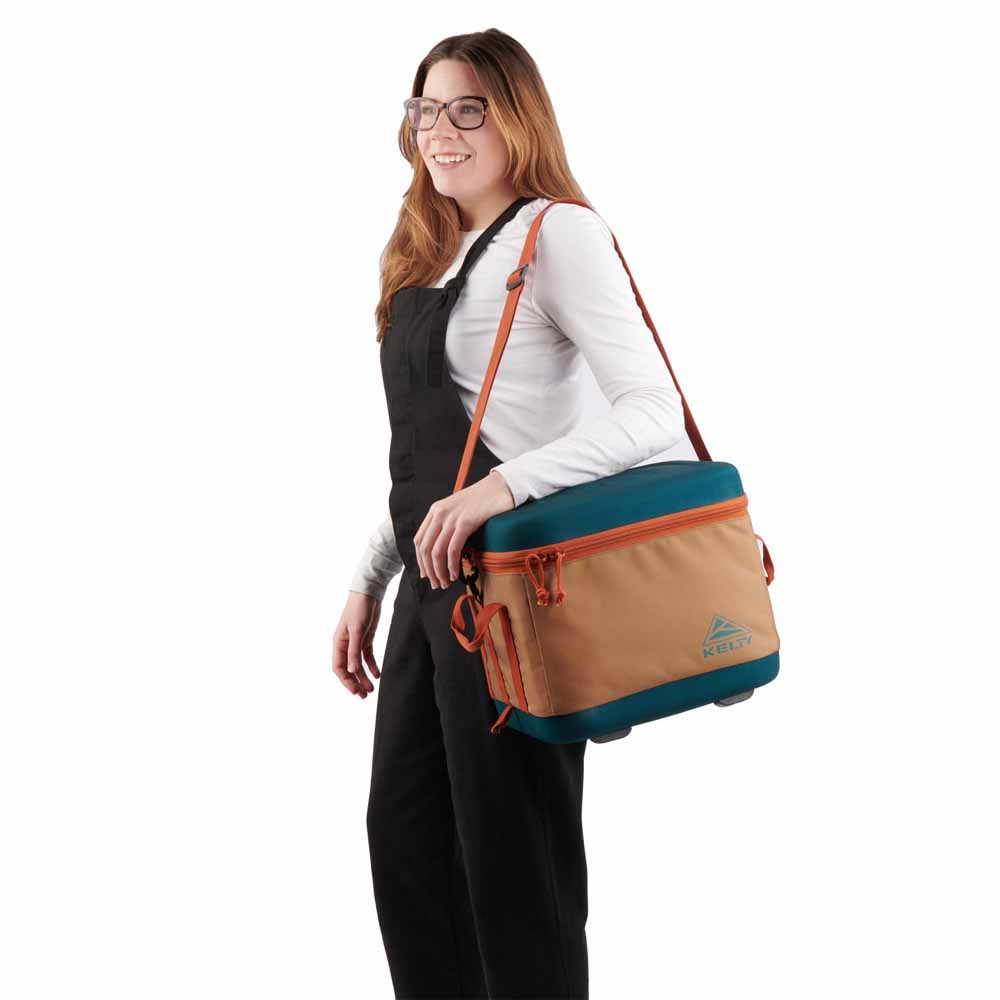  Kelty 28L Folding Cooler - Dull Gold/Deep Teal