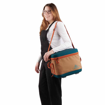  Kelty 28L Folding Cooler - Dull Gold/Deep Teal