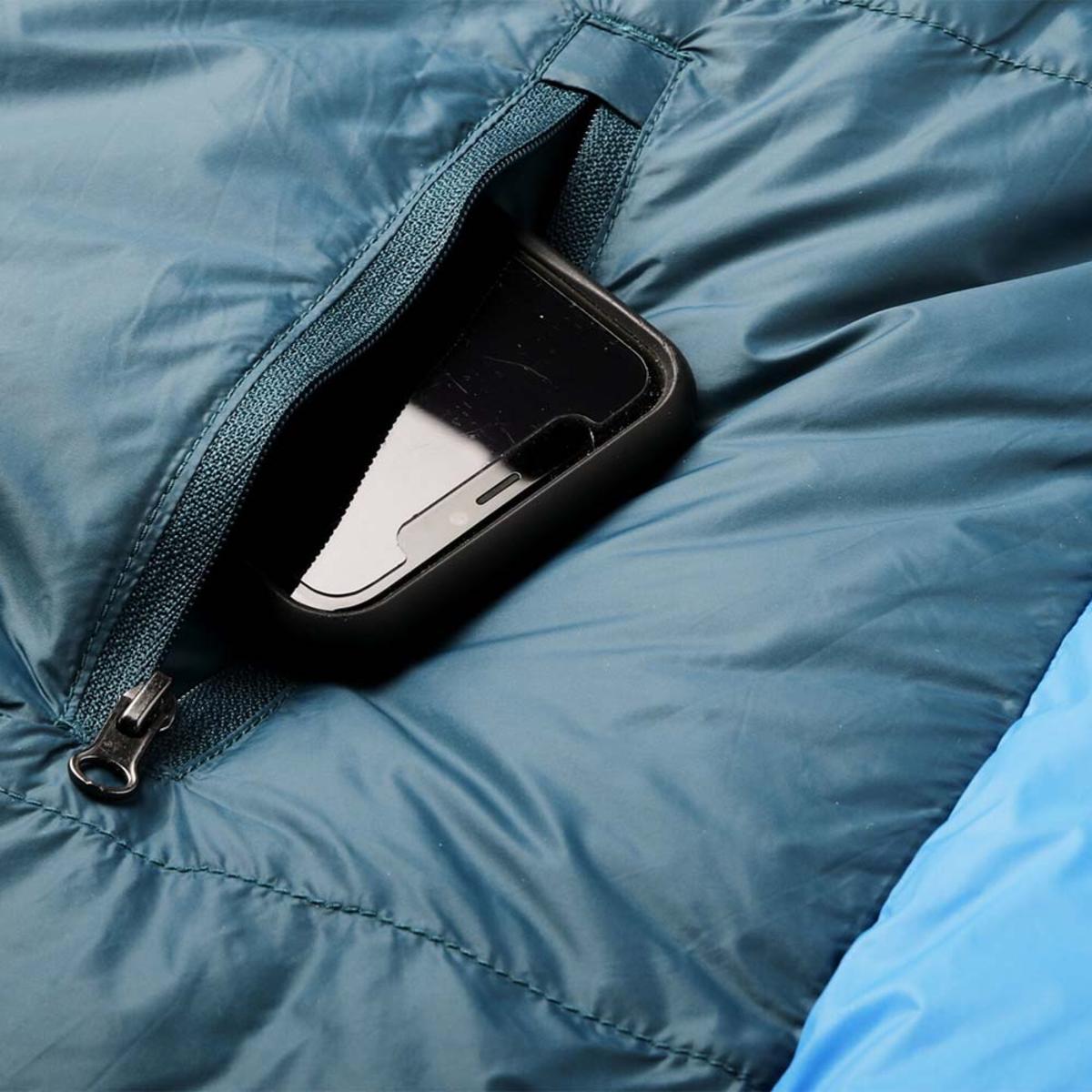  Kelty Cosmic Ultra 20 Deg 800 DriDown Sleeping Bag, Long Size, Right-Hand