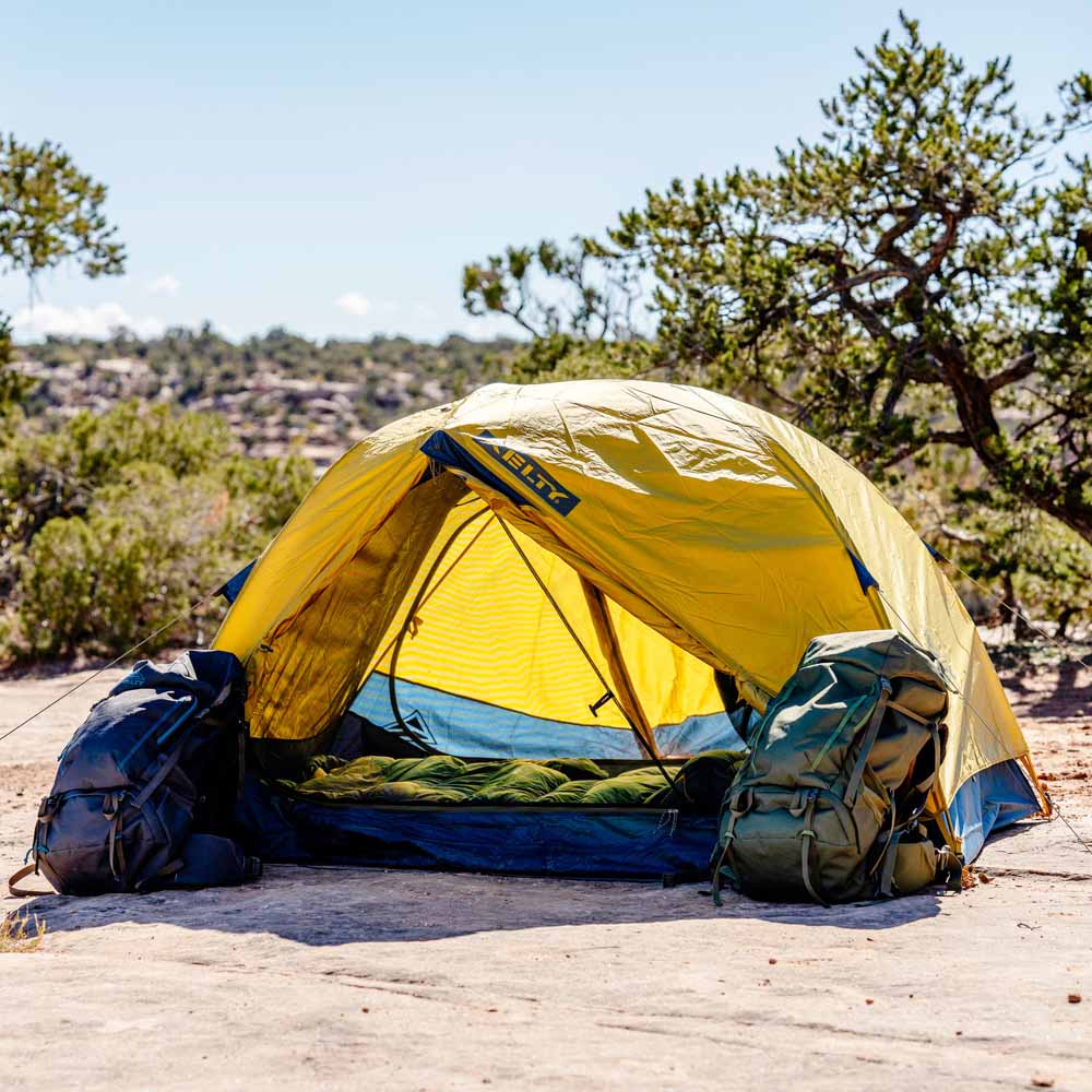  Kelty Far Out 2 Person Tent - Olive Oil/Deep Teal