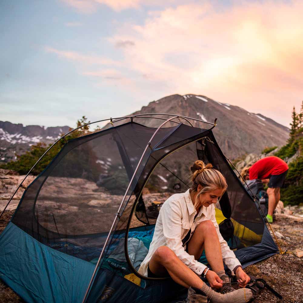  Kelty Far Out 3 Person Tent - Olive Oil/Deep Teal