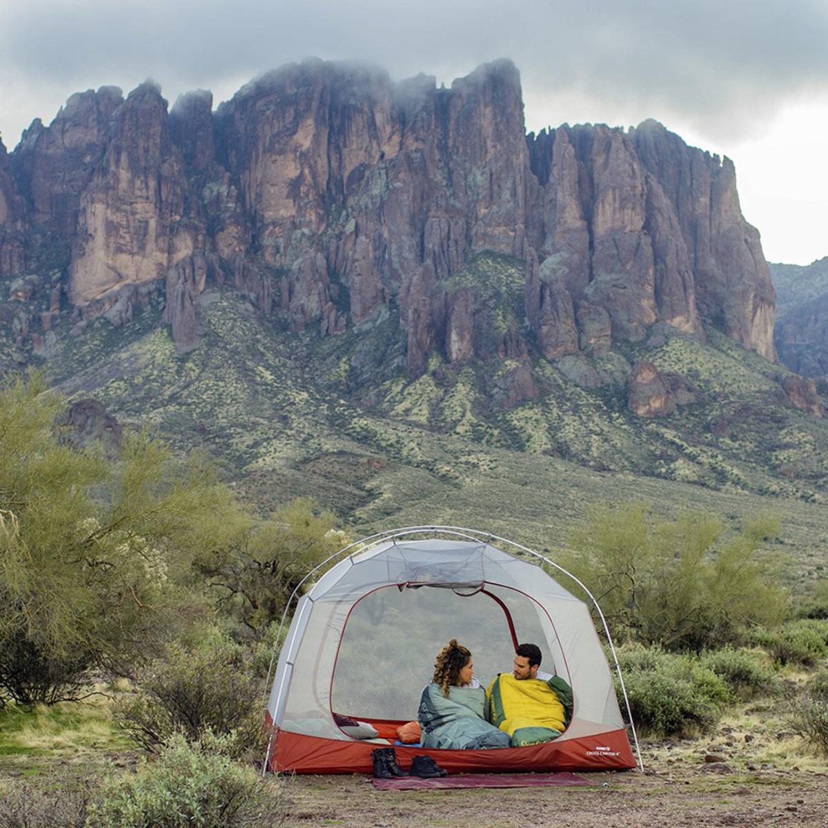  Klymit Cross Canyon 4 Person Tent Footprint - Grey