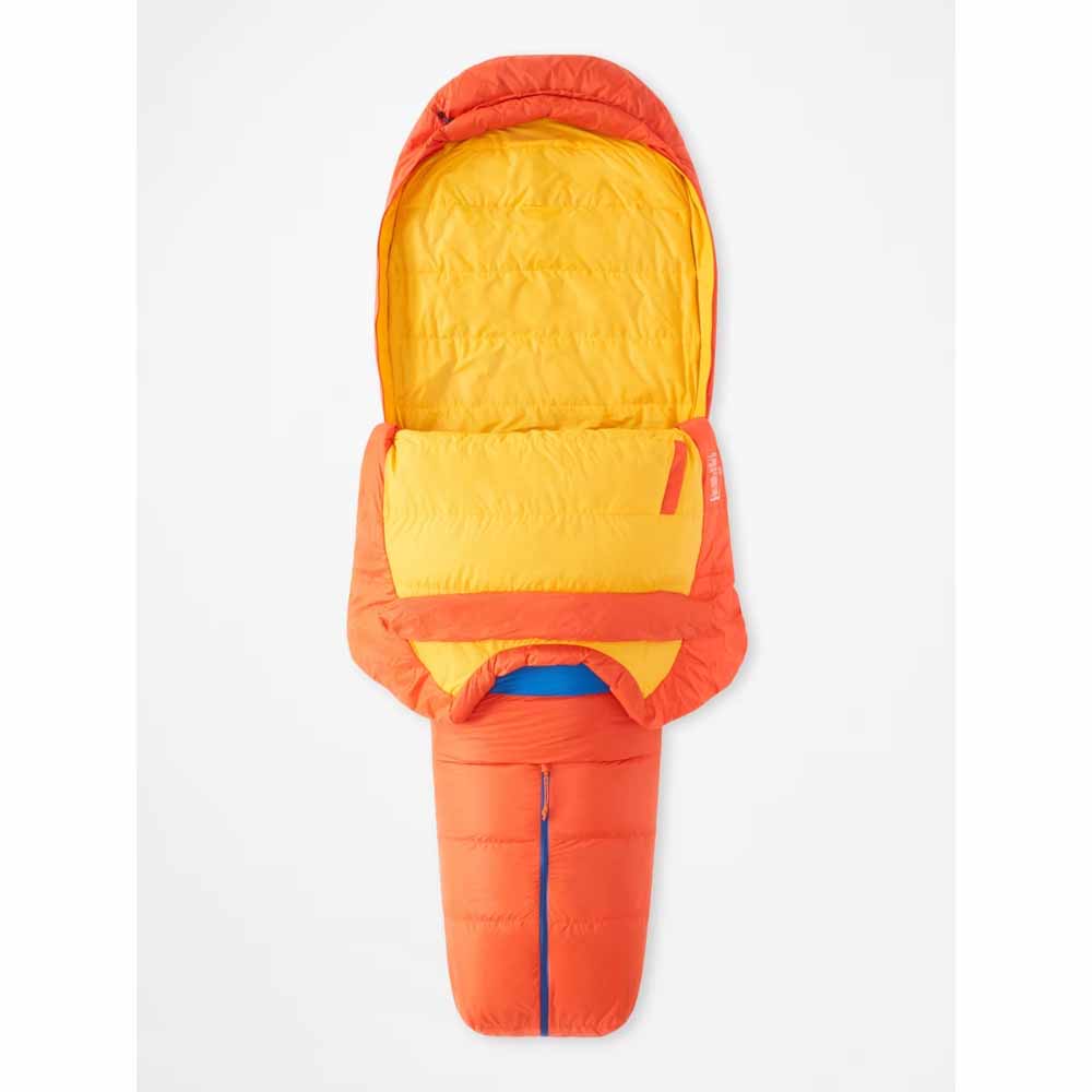  Marmot Mens Always Summer 40ï¿½ Sleeping Bag - Long/Red Sun/Solar