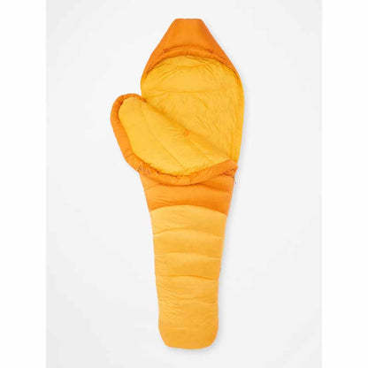  Marmot Mens Lithium 0 Sleeping Bag - Short/Orange Pepper/Golden Sun