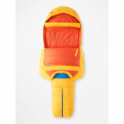  Marmot Mens Never Summer 0ï¿½ Sleeping Bag - Long/Solar/Red Sun
