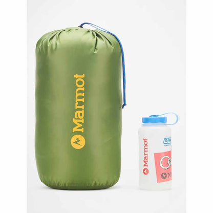  Marmot Mens Never Summer 0ï¿½ Sleeping Bag - Solar/Red Sun