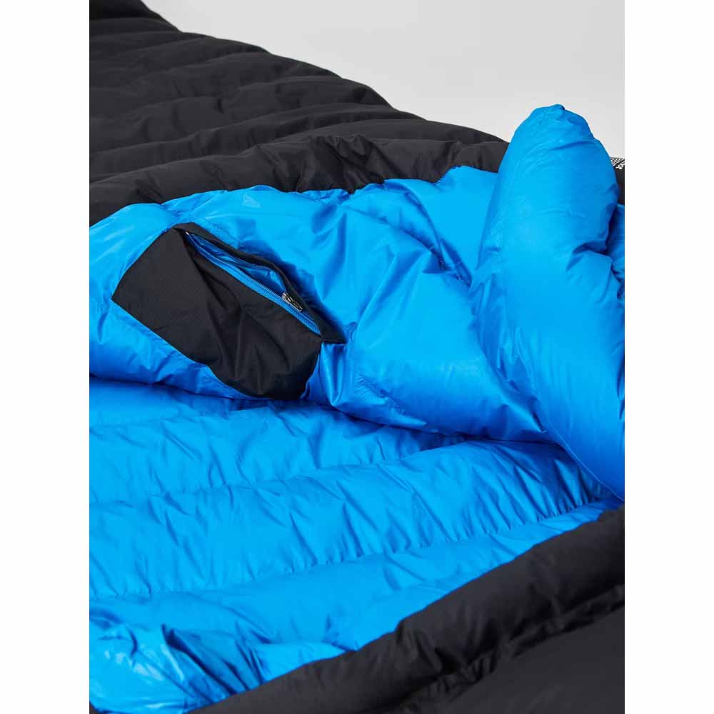  Marmot Mens Paiju 10 Sleeping Bag - Long/Black/Clear Blue