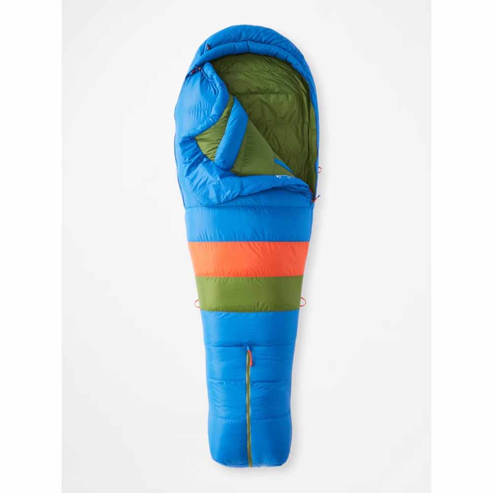  Marmot Mens Sawtooth 15ï¿½ Sleeping Bag - Long/Dark Azure/Foliage