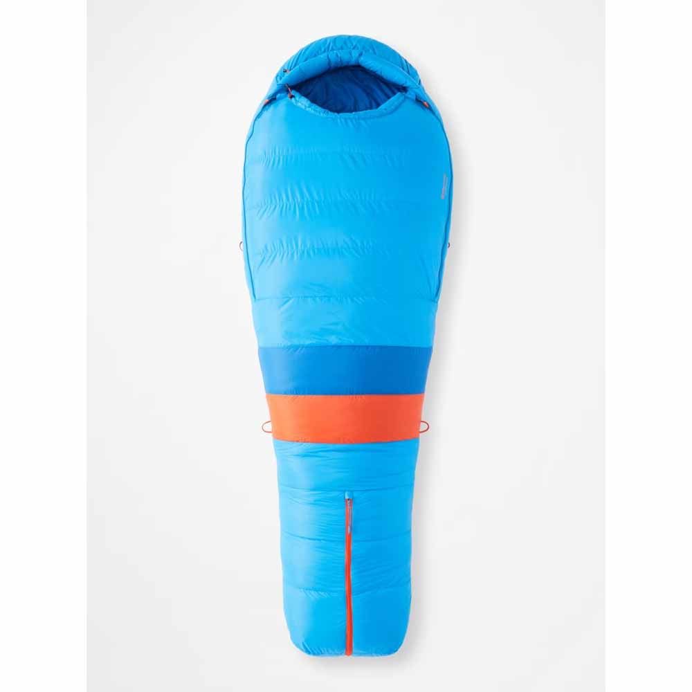  Marmot Mens Wind River -10 Sleeping Bag - Clear Blue/Dark Azure