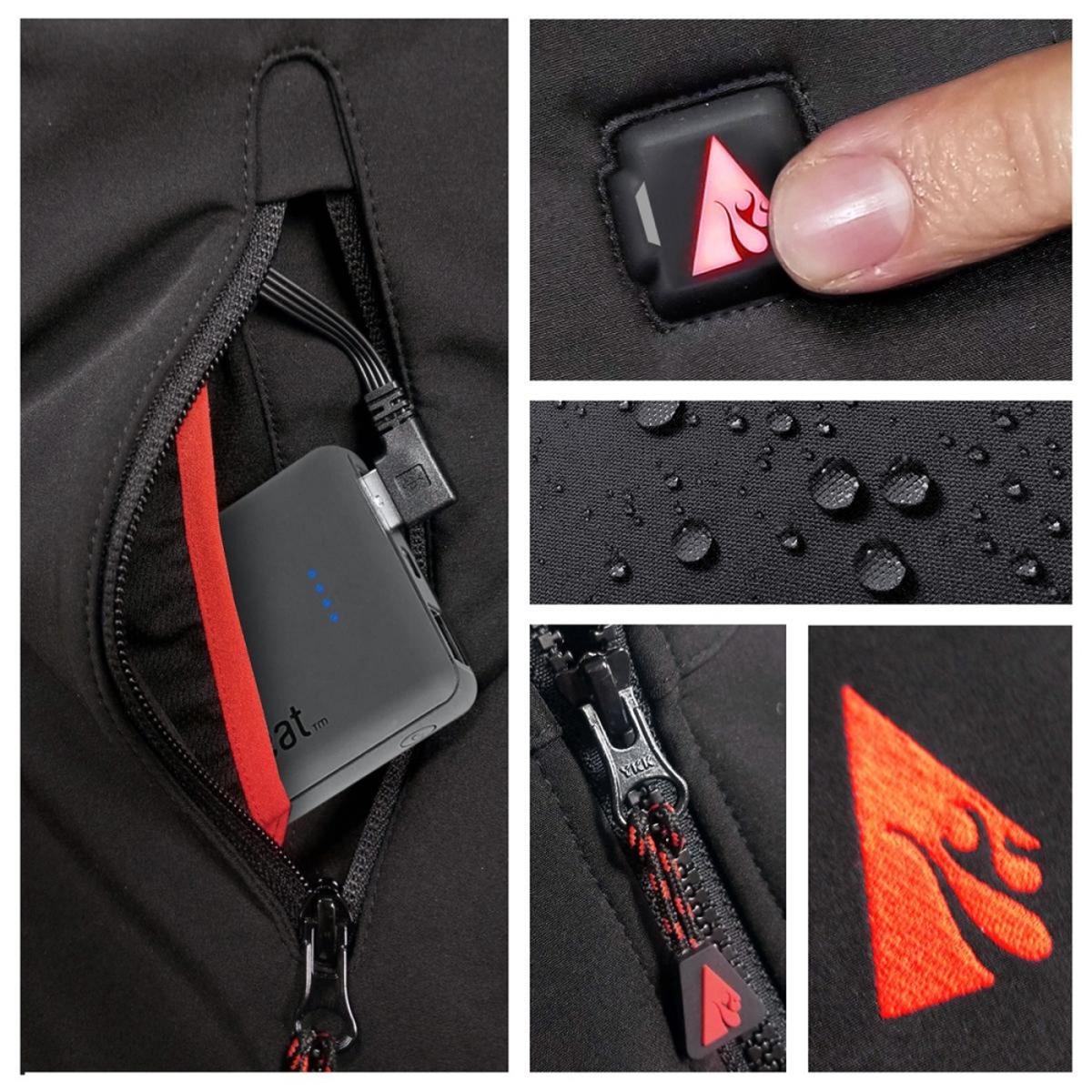  Open Box ActionHeat 5V Battery Heated Softshell Vest - Mens