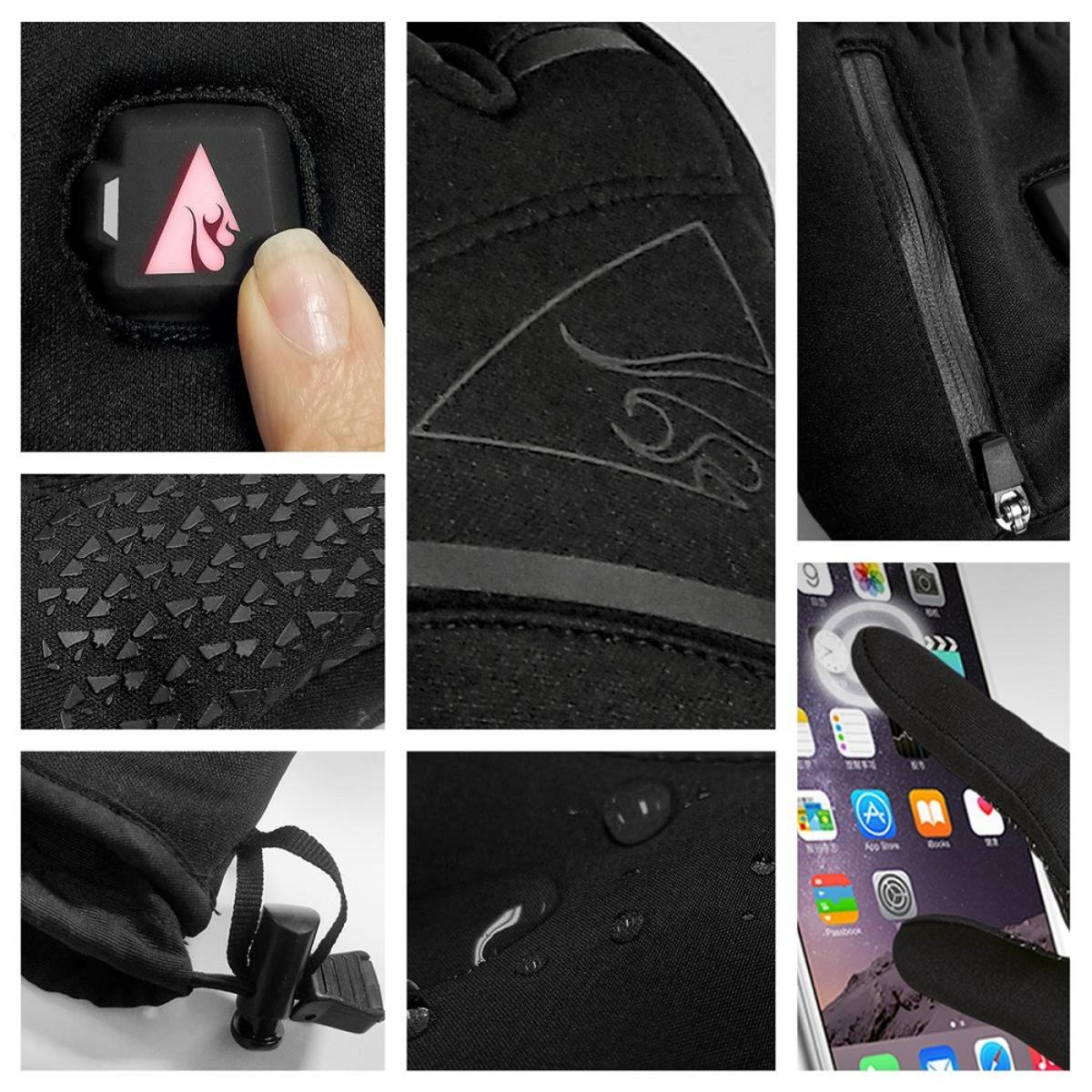  Open Box ActionHeat 5V Womens Featherweight Heated Gloves