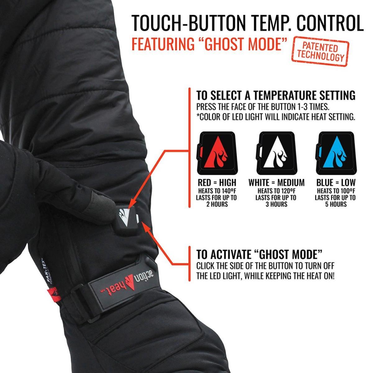  Open Box ActionHeat 5V Womens Featherweight Heated Gloves