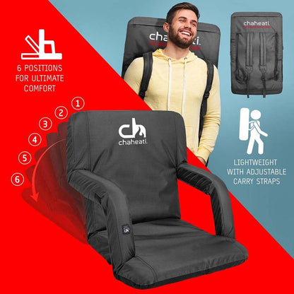  Open Box Chaheati 7V Heated Folding Bleacher Seat