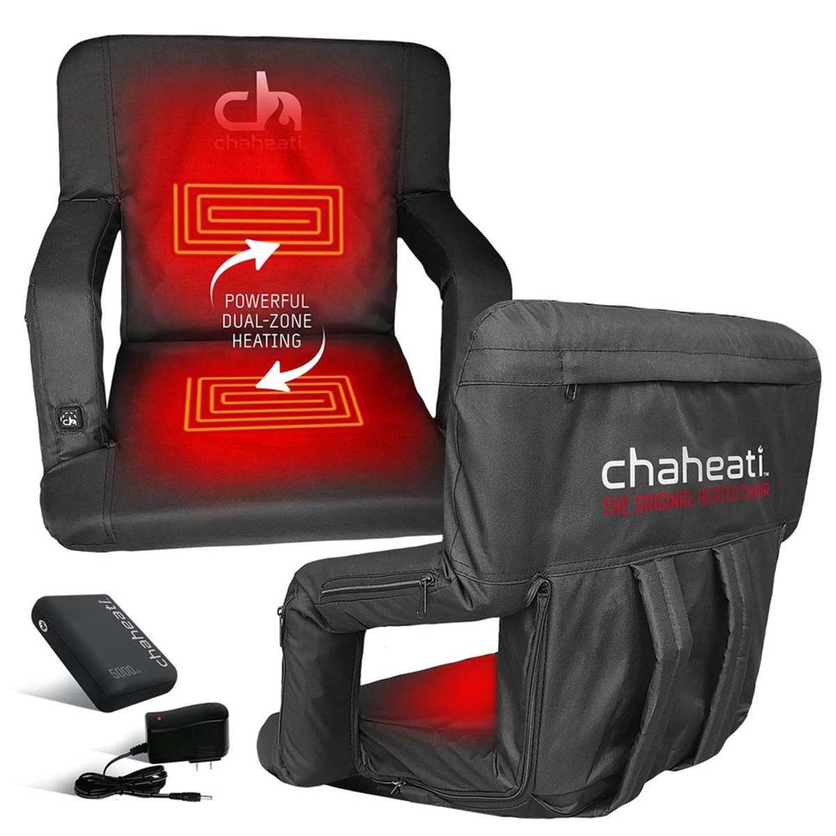  Open Box Chaheati 7V Heated Folding Bleacher Seat