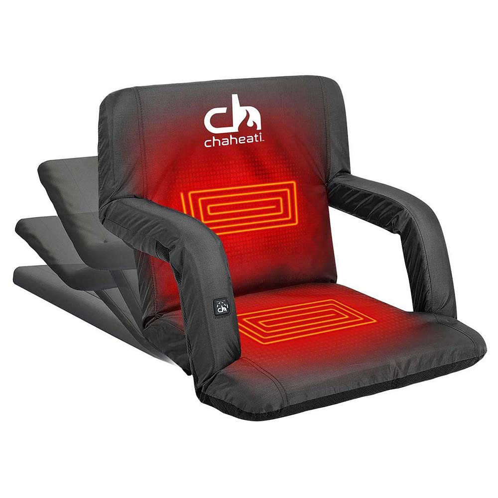  Open Box Chaheati 7V Heated Folding Bleacher Seat