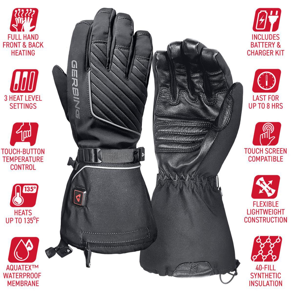  Open Box Gerbing Mens 7V Atlas Ultra-Flex Battery Heated Gloves