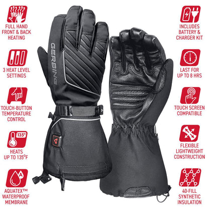  Open Box Gerbing Womens 7V Atlas Ultra-Flex Battery Heated Gloves