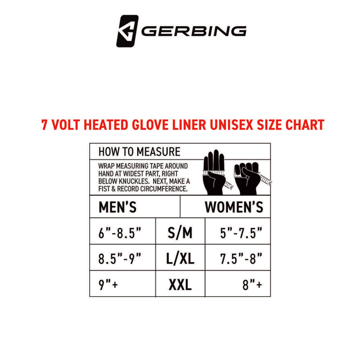  Open Box Gerbing Womens 7V Heated Glove Liners