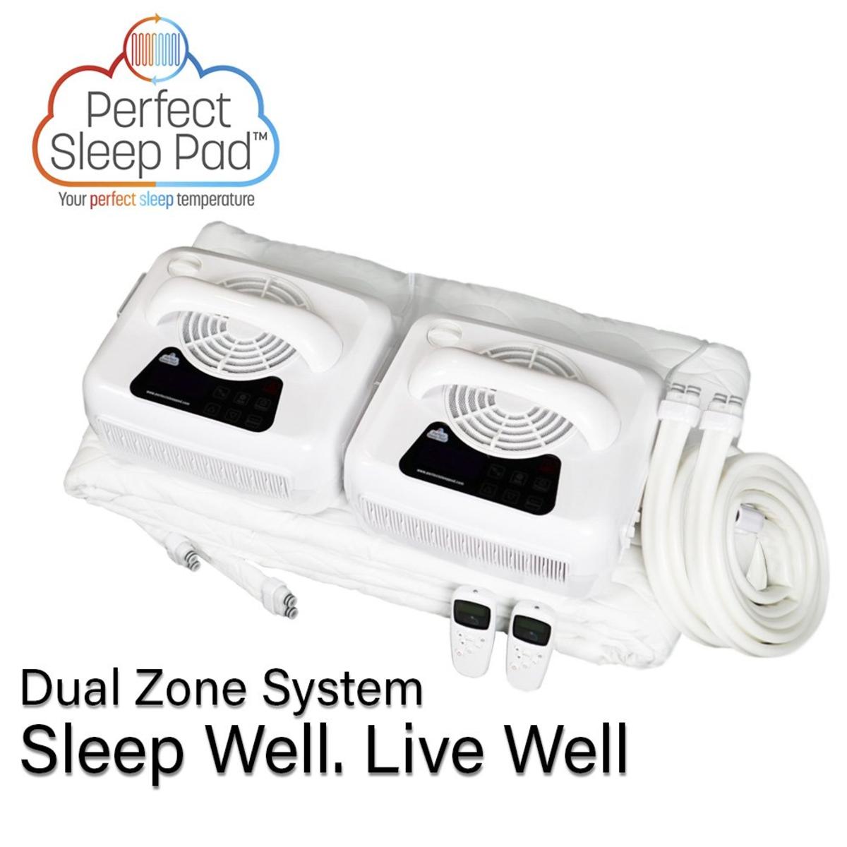  Perfect Sleep Pad Cooling And Heating Pad - Water Activated Mattress Pad - Single (Split Queen 30in X 75in)