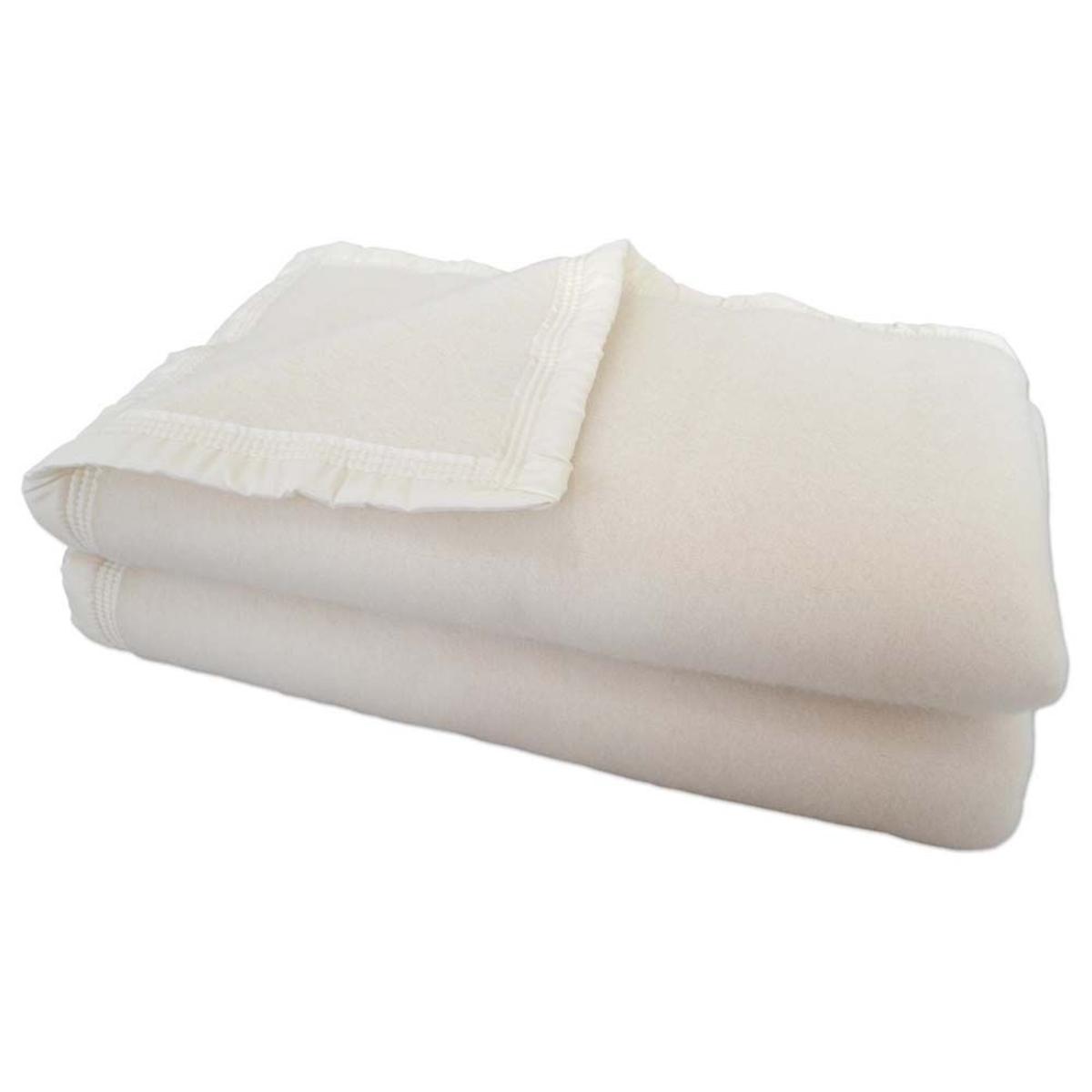  Poyet Motte Aubisque 100% Wool Blanket 500Gsm 33 Microns - Queen 94in X 90in