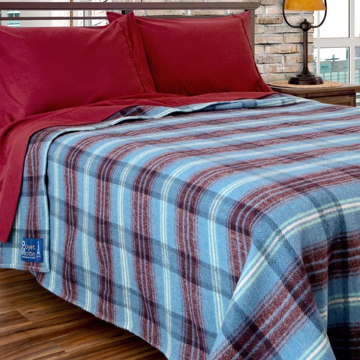  Poyet Motte Chevreuse 67% Wool Blanket 450Gsm 33% Acrylic - Twin 72in X 90in