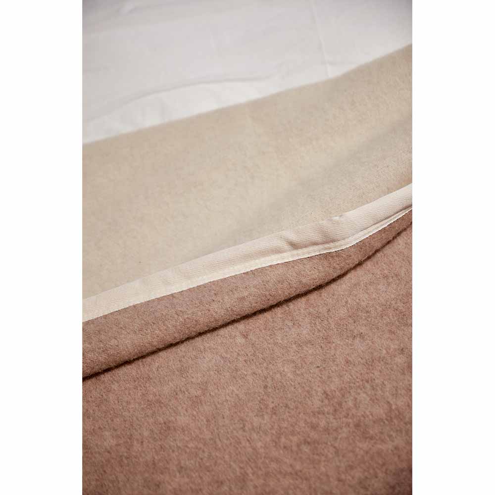  Poyet Motte Sant FE Blanket 100% Wool Blanket 500Gsm - Queen 94in X 90in/Bizet/Natural