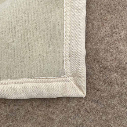  Poyet Motte Sant FE Blanket 100% Wool Blanket 500Gsm - Twin 72in X 90in/Bizet/Natural