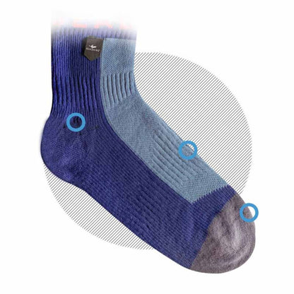  SealSkinz Briston Waterproof All Weather Mid Length Socks With Hydrostop