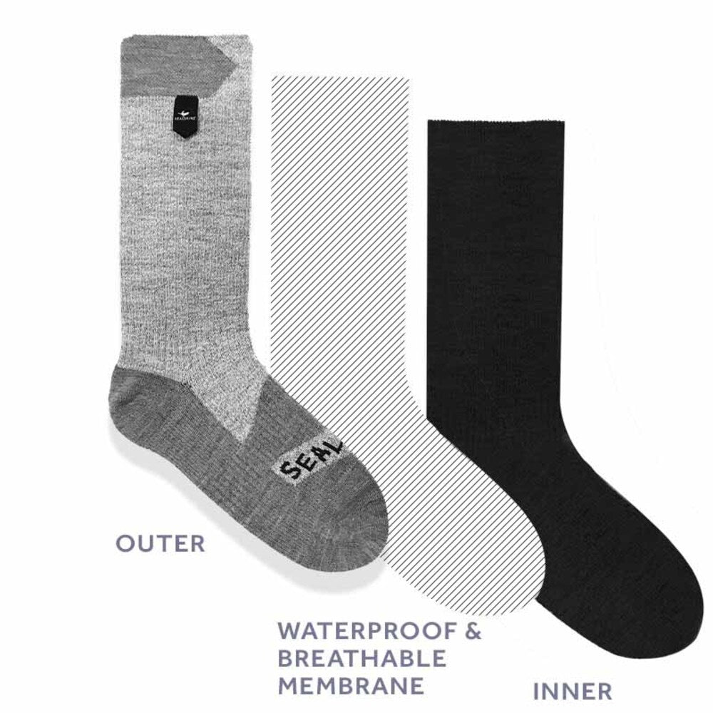  SealSkinz Stanfield Waterproof Extreme Cold Weather Mid Length Socks