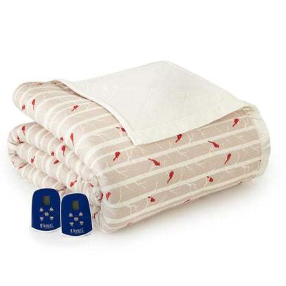  Shavel Micro Flannel Electric Heated Blanket - Queen