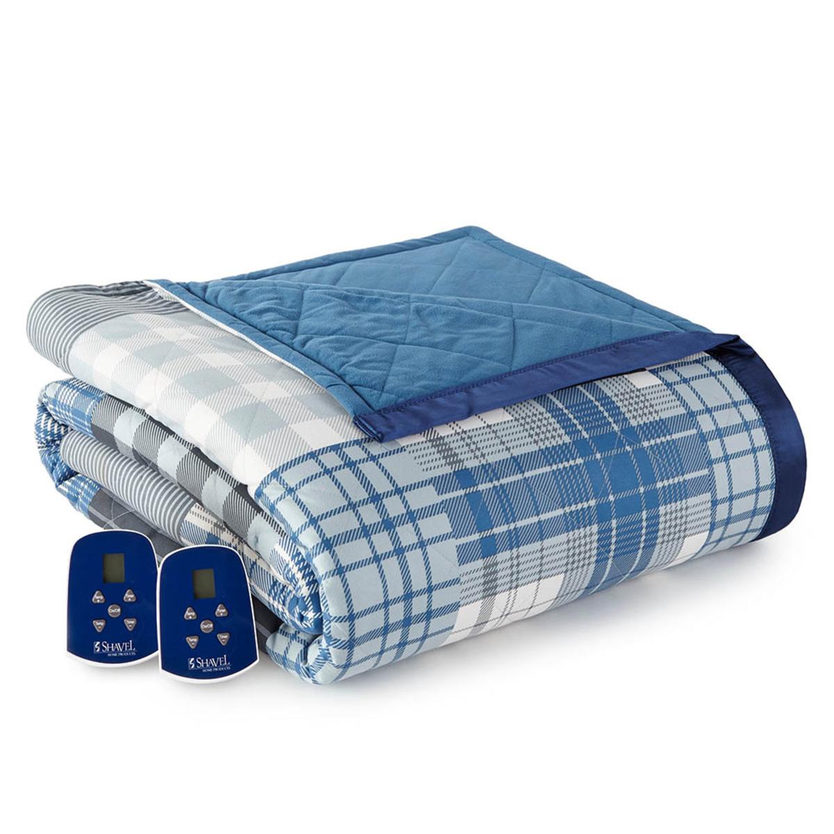  Shavel Micro Flannel Electric Heated Blanket - Queen