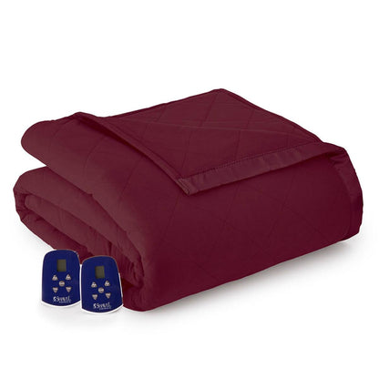  Shavel Micro Flannel Electric Heated Blanket - Twin