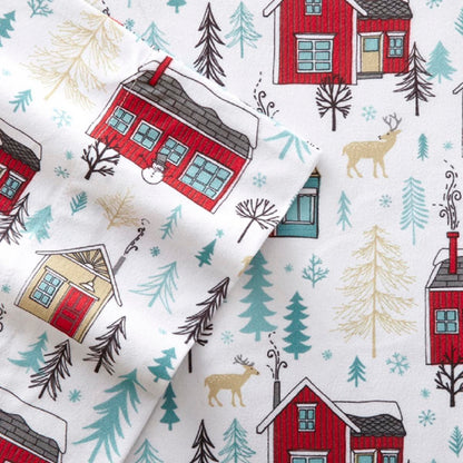  Shavel Micro Flannel Print Sheet Set - Queen