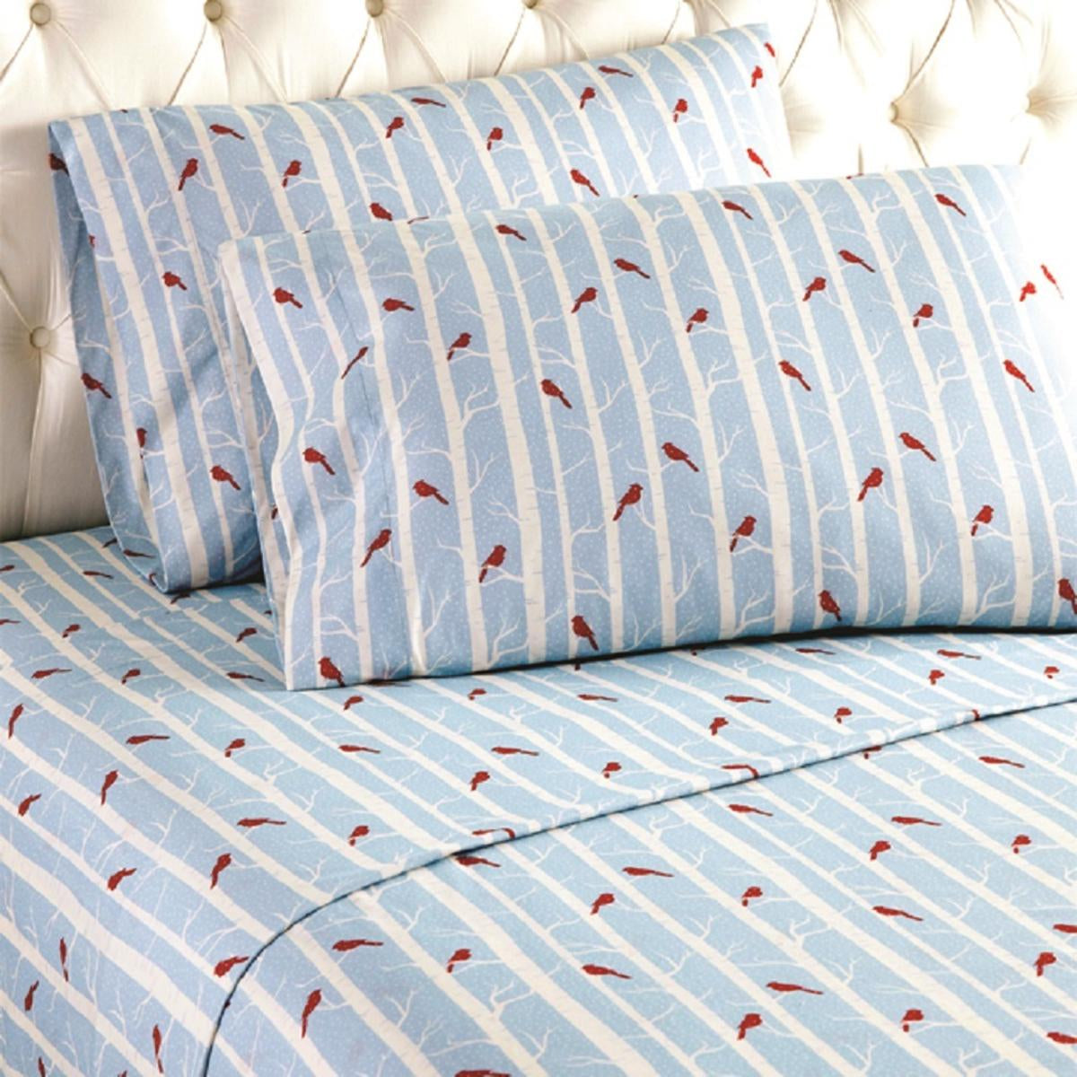  Shavel Micro Flannel Print Sheet Set - Queen