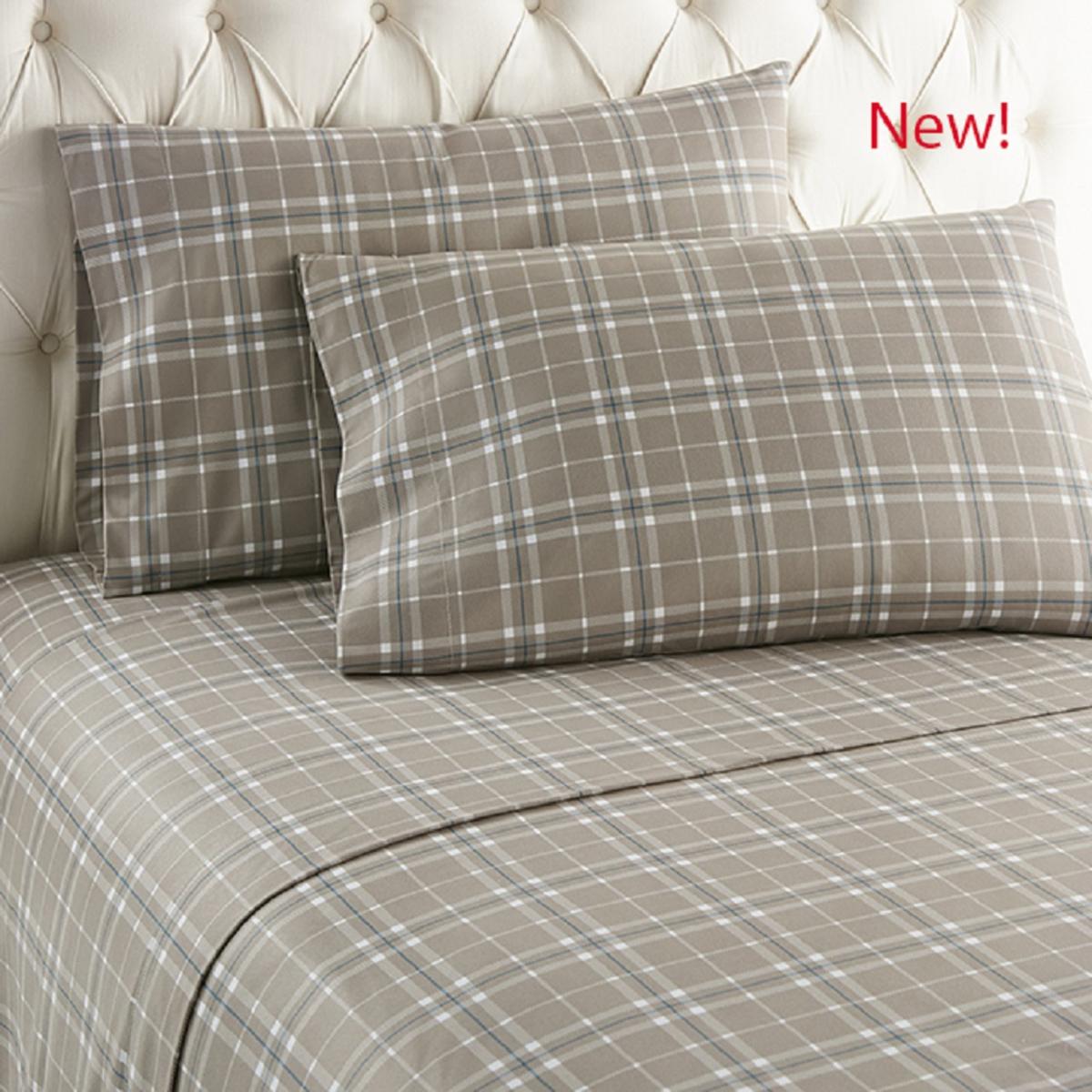  Shavel Micro Flannel Print Sheet Set - Queen