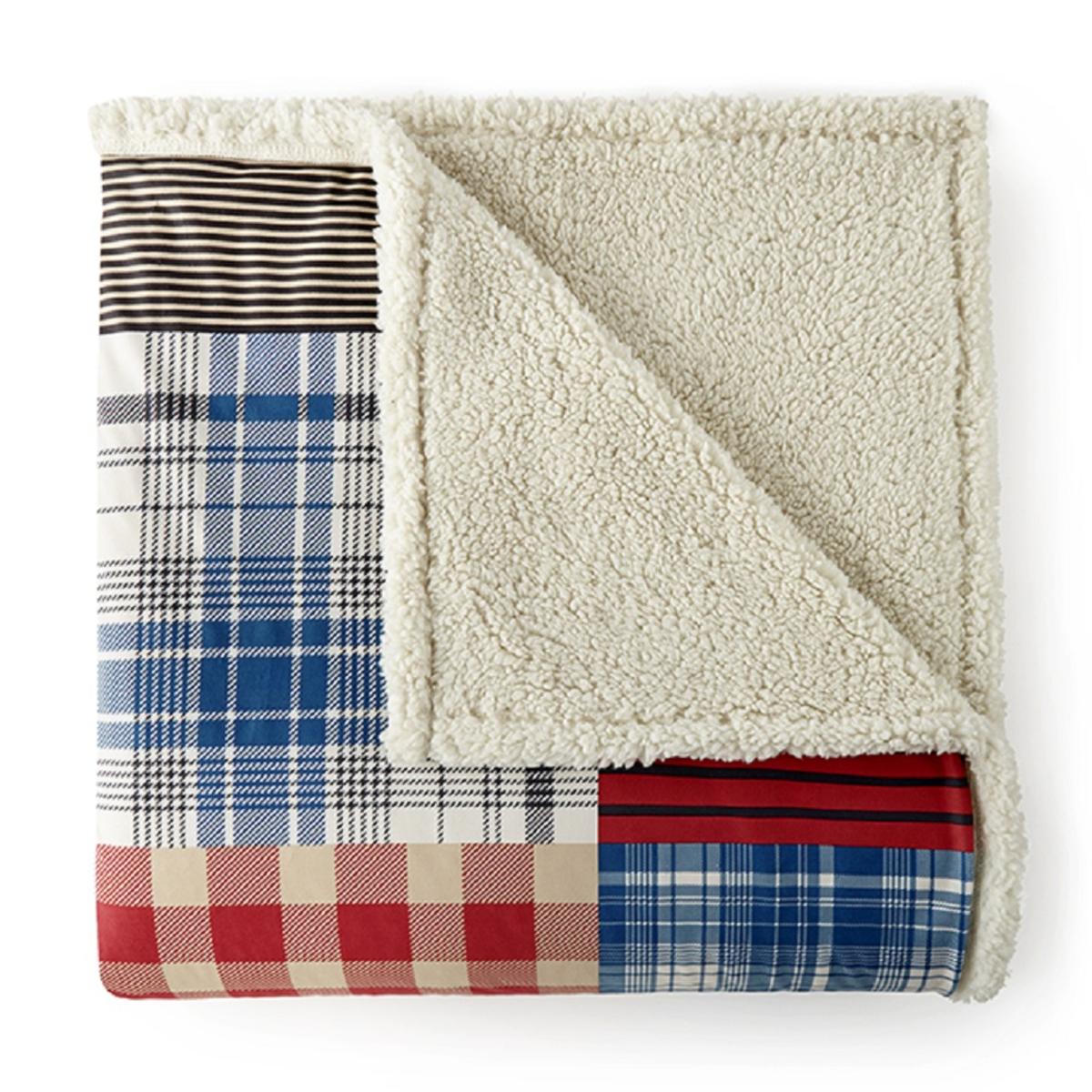  Shavel Micro Flannel Sherpa Blanket - Full/Queen
