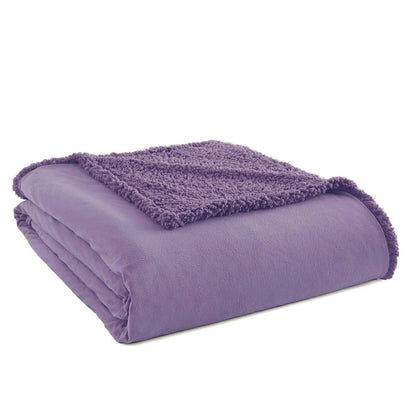  Shavel Micro Flannel Sherpa Blanket - Twin