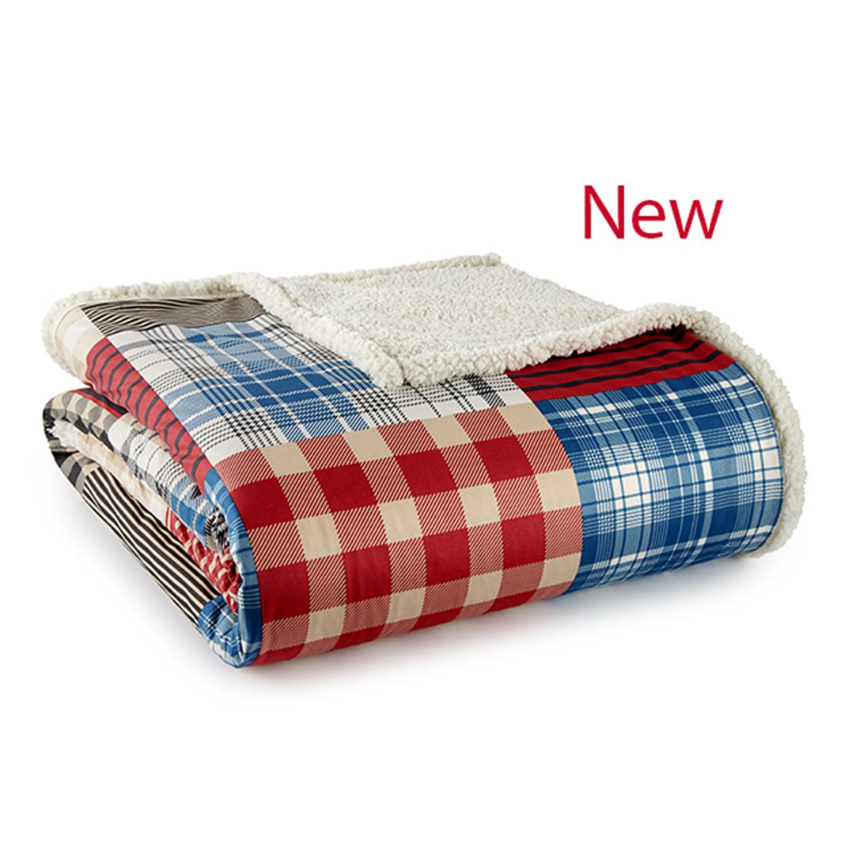 Shavel Micro Flannel Sherpa Blanket - Twin