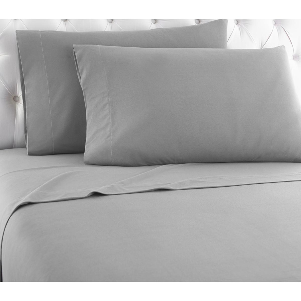  Shavel Micro Flannel Solid Color Sheet Set - Twin