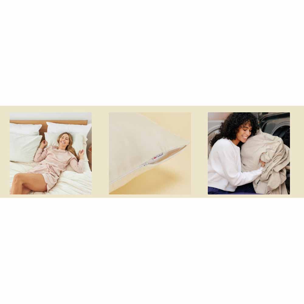  Slumber Cloud Outlast Core Pillow Covers - Single King/White