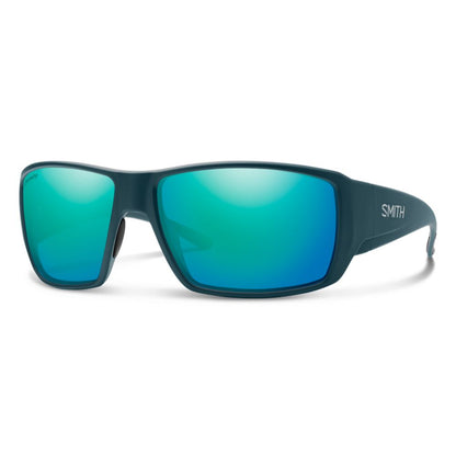  Smith Optics Guides Choice Sunglasses ChromaPop Glass Polarized Opal Mirror - Matte Pacific Frame