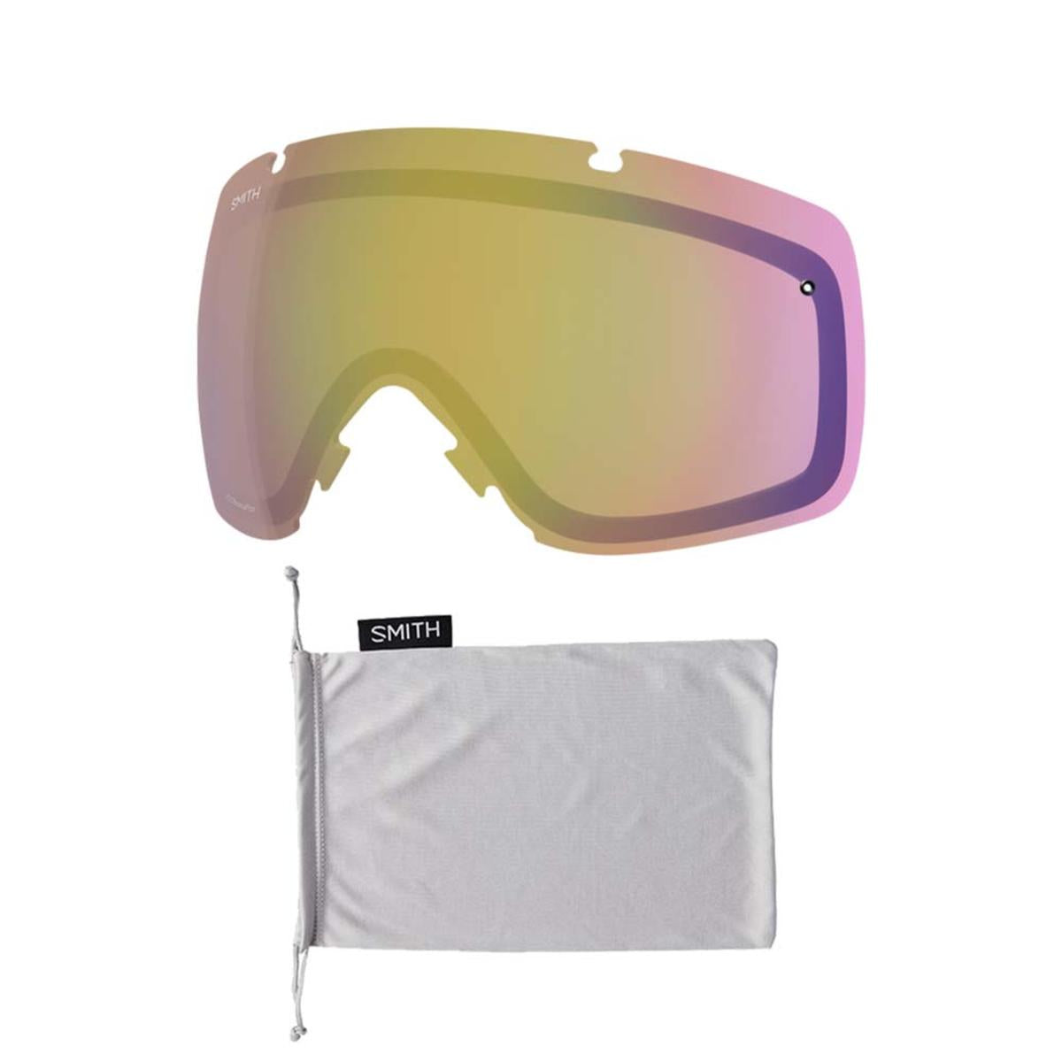  Smith Optics I/O Goggles Chromapop Sun Red Mirror - Lava Frame
