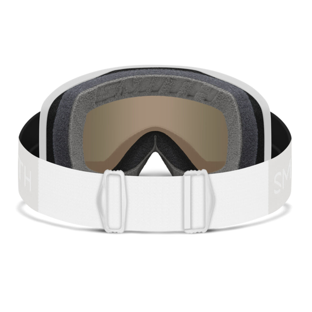  Smith Optics Rally Goggles Red Sol-X Mirror - White Frame