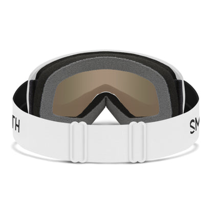  Smith Optics Snowday Youth Goggles Red Sol-X Mirror - White Frame